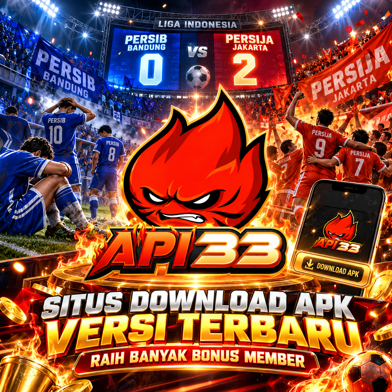 API33 | Situs Download APK Versi Terbaru Raih Banyak Bonus Member